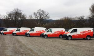 Firmenflotte für Mateco für die Niederlassung in Stuttgart, Mannheim, Heilbronn teilfoliert mit Avery Car Wrapping Folie