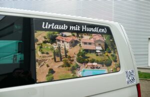 Lochgitterfolie Fenster VW Bus